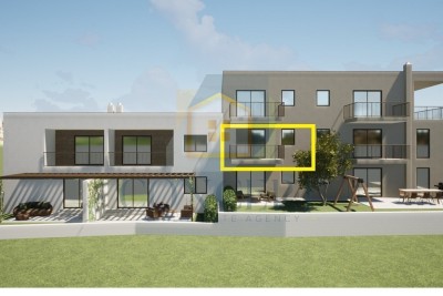 Poreč, okolica, Stan na 1. nadstropju novogradnje, 3 km od morja - v fazi gradnje